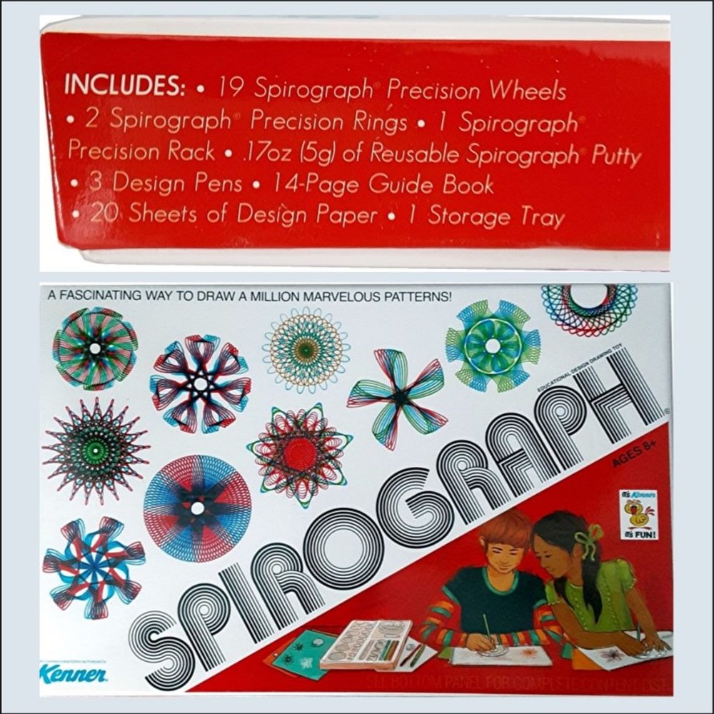 NEW! Hasbro Spirograph Deluxe Retro Kit